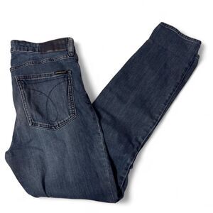 Calvin-klein-jeans Men's Blue and Navy Jeans
